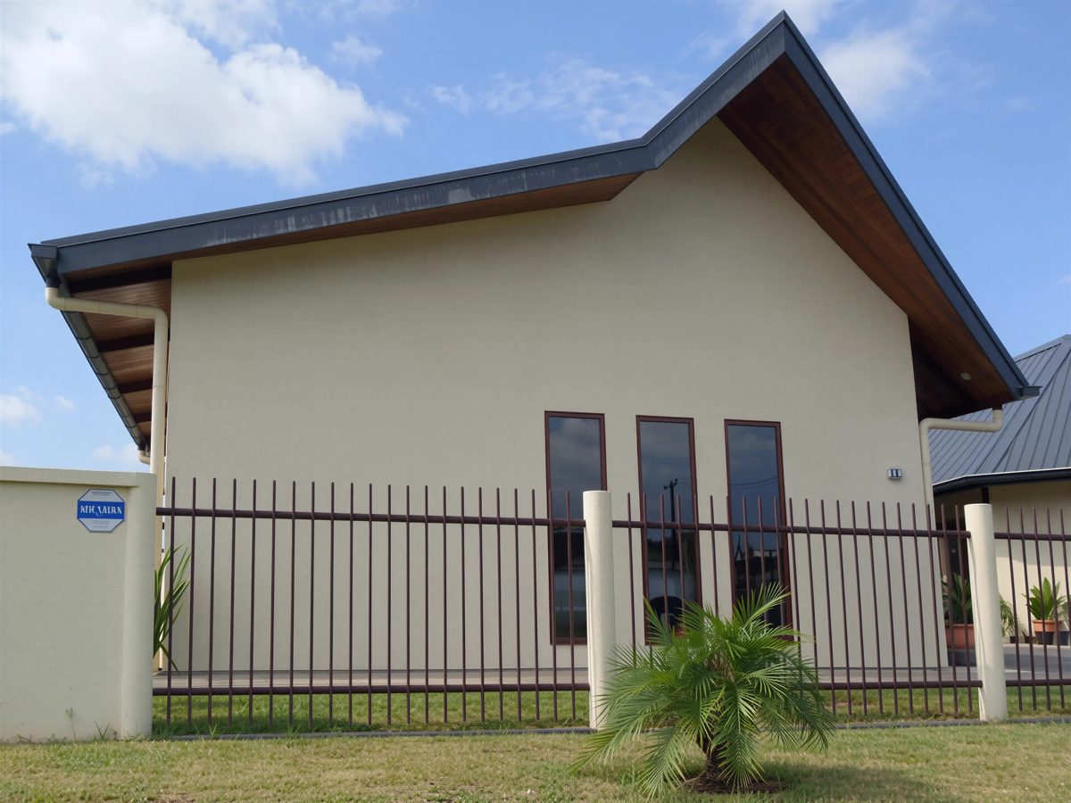 Zijaanzicht woning