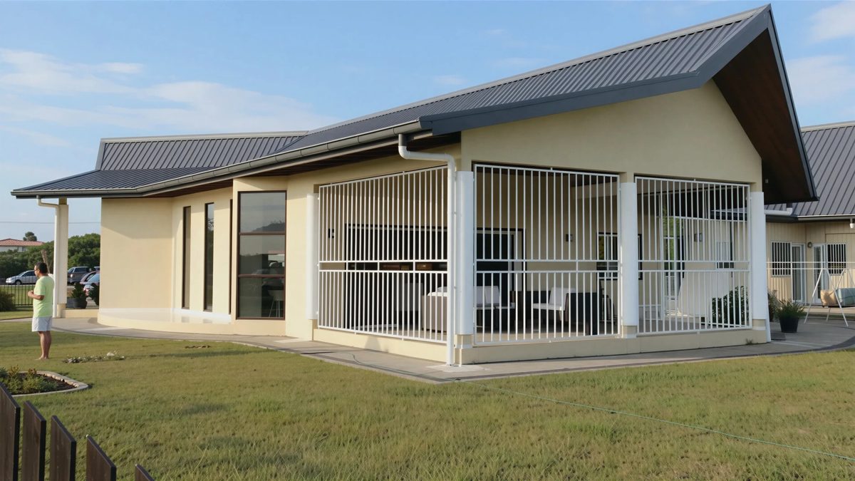 Vooraanzicht woning